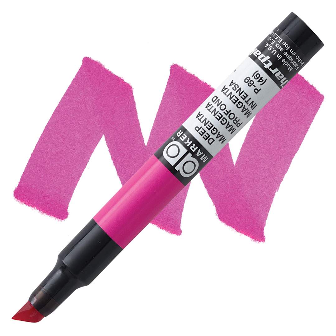 Open in modal - Chartpak Ad Marker - Deep Magenta marker and swatch