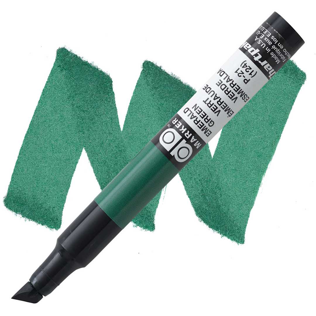 Open in modal - Chartpak Ad Marker - Emerald Green marker and swatch