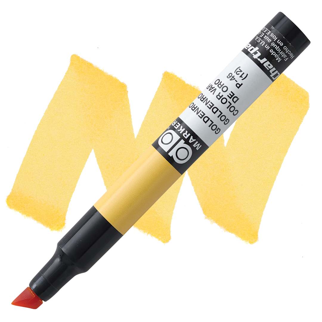 Open in modal - Chartpak Ad Marker - Goldenrod marker and swatch