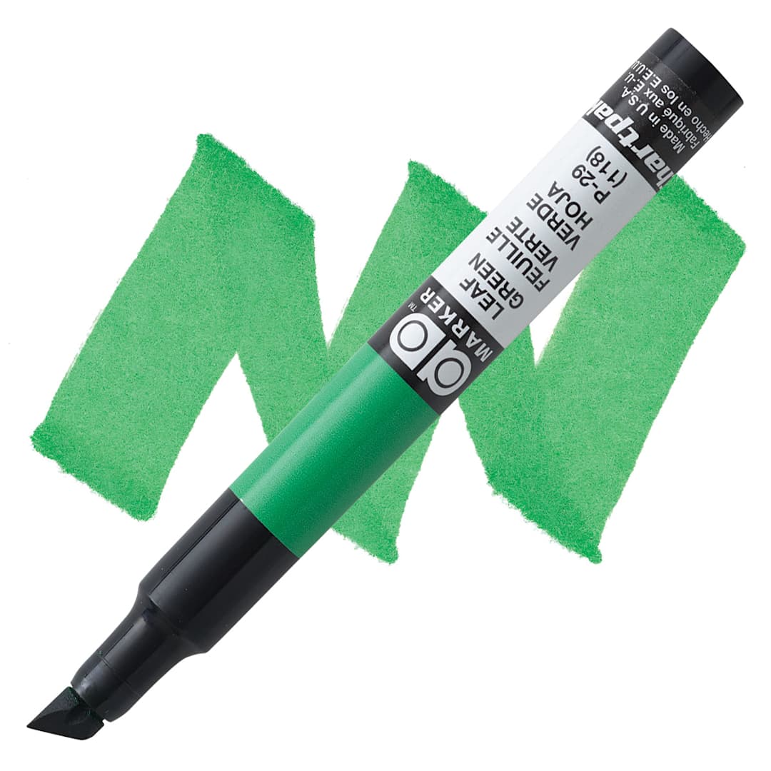 Open in modal - Chartpak Ad Marker - Leaf Green marker and swatch