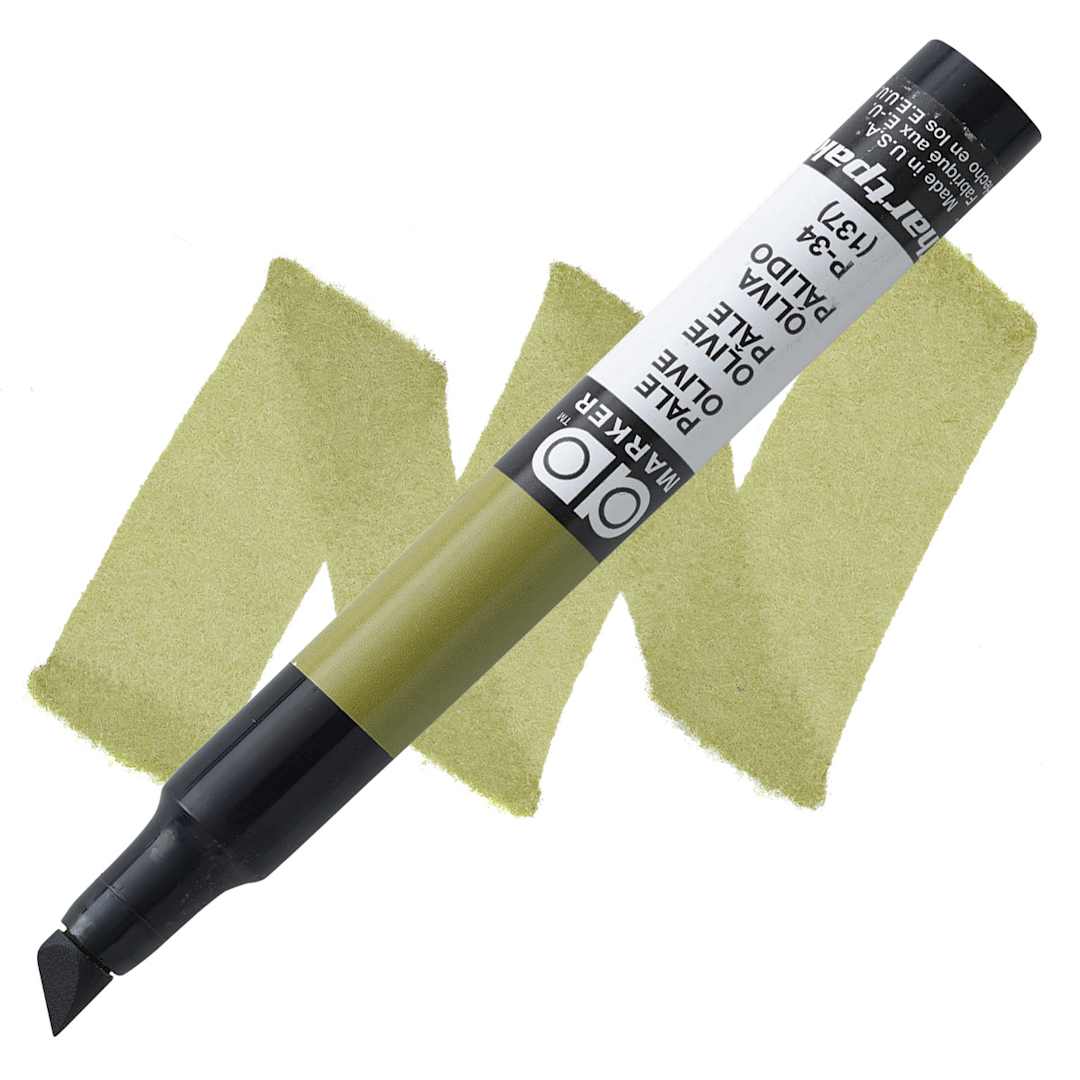 Open in modal - Chartpak Ad Marker - Pale Olive marker and swatch