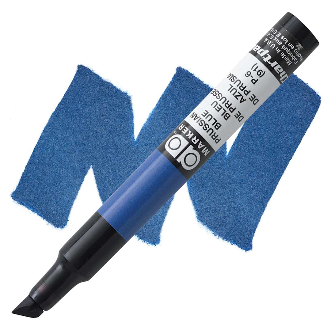 Open in modal - Chartpak Ad Marker - Prussian Blue marker and swatch