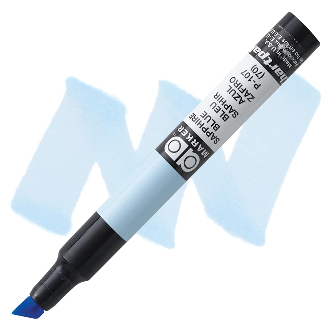 Open in modal - Chartpak Ad Marker - Sapphire Blue marker and swatch