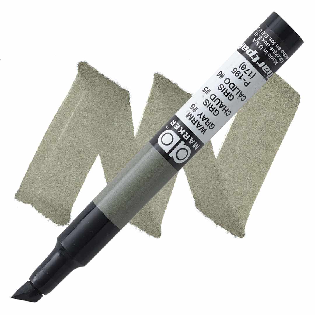 Open in modal - Chartpak Ad Marker - Warm Gray 5 marker and swatch
