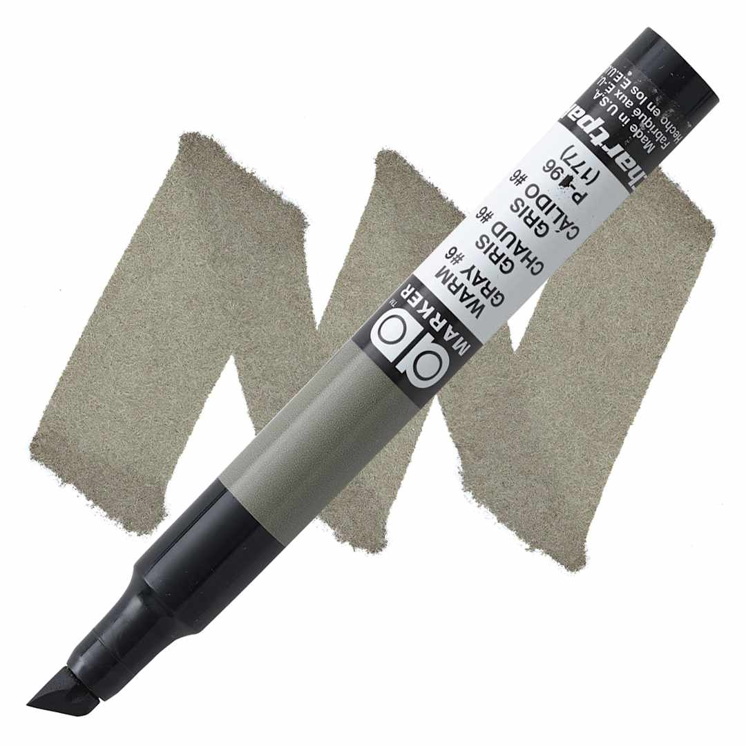 Open in modal - Chartpak Ad Marker - Warm Gray 6 marker and swatch