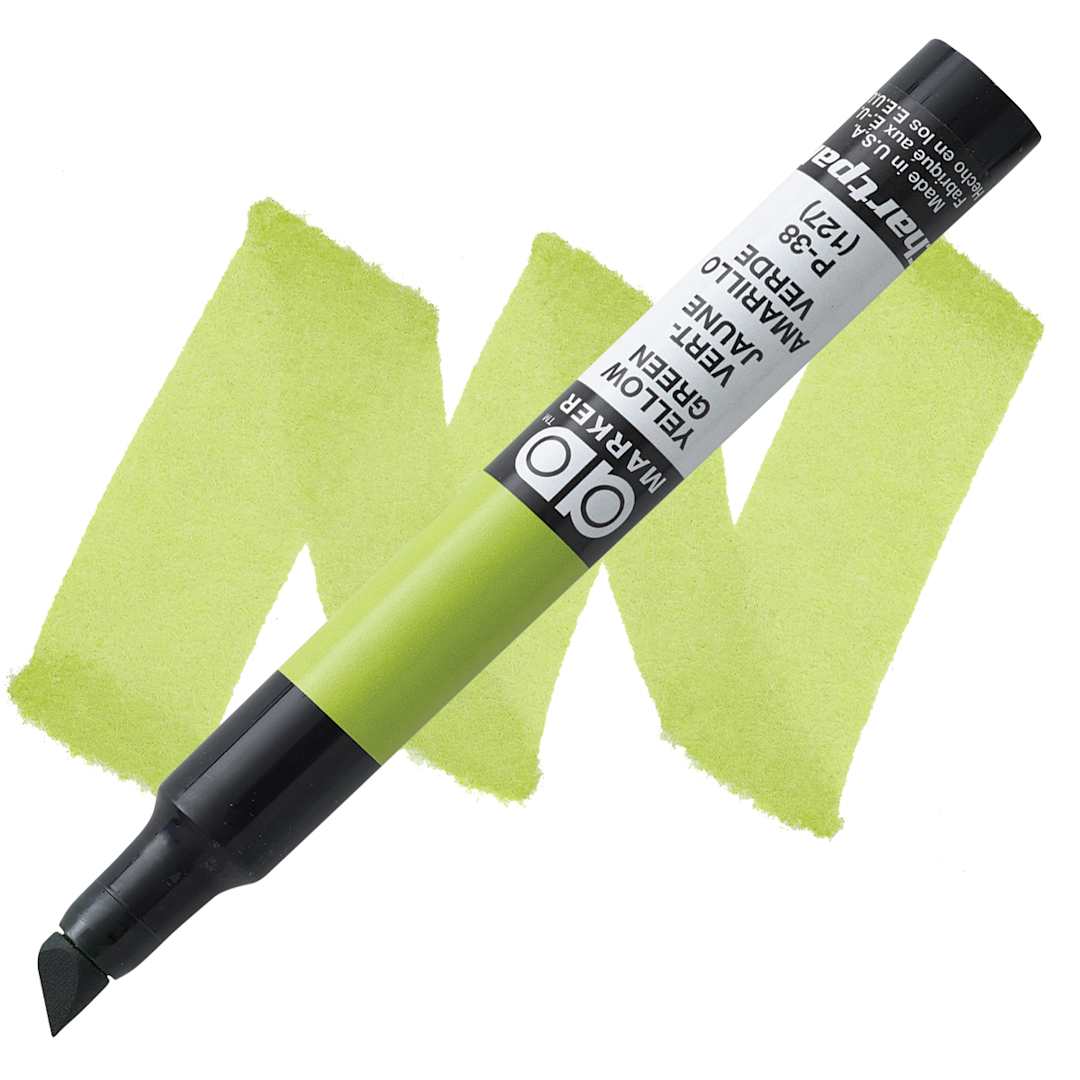 Open in modal - Chartpak Ad Marker - Yellow Green marker and swatch