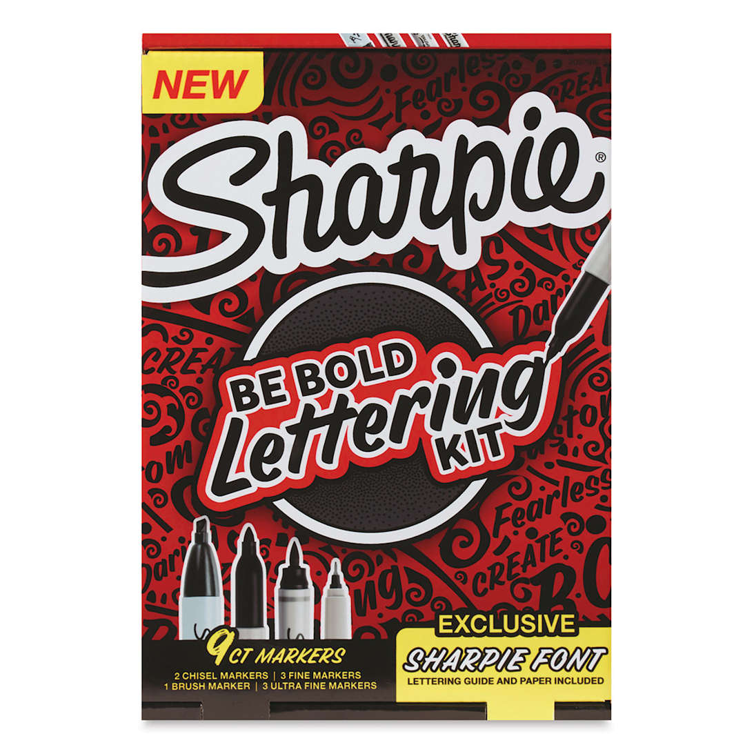 Open in modal - Sharpie Be Bold Lettering Kit