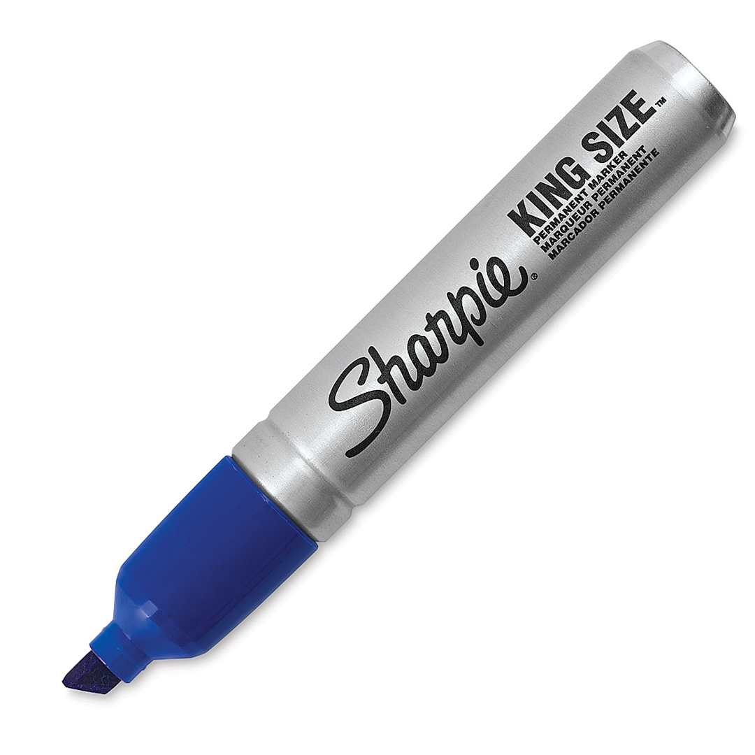 Open in modal - Sharpie King Size Marker - Blue, Wide