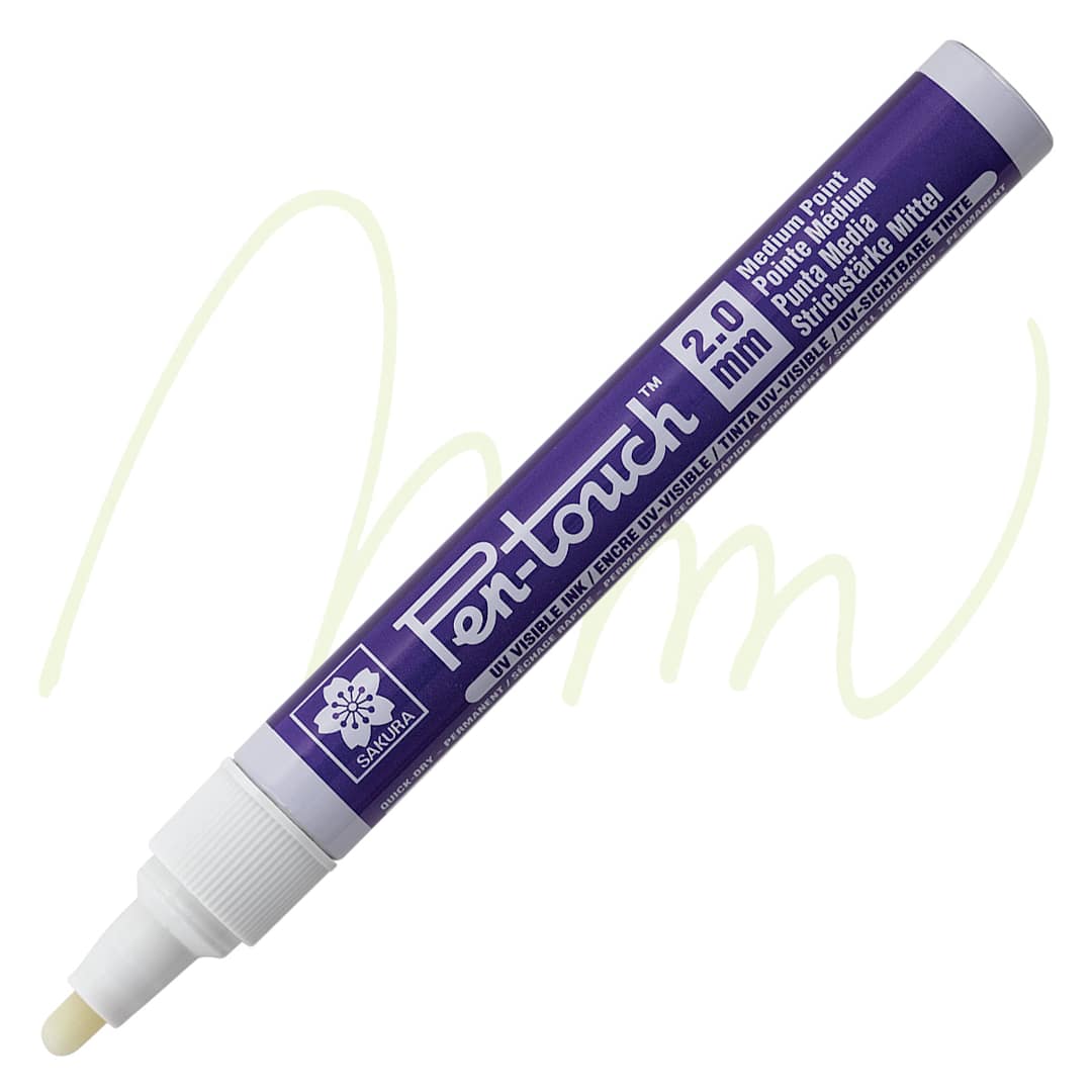 Open in modal - Sakura Pen-Touch Paint Marker - Medium Tip, Ultraviolet marker and swatch