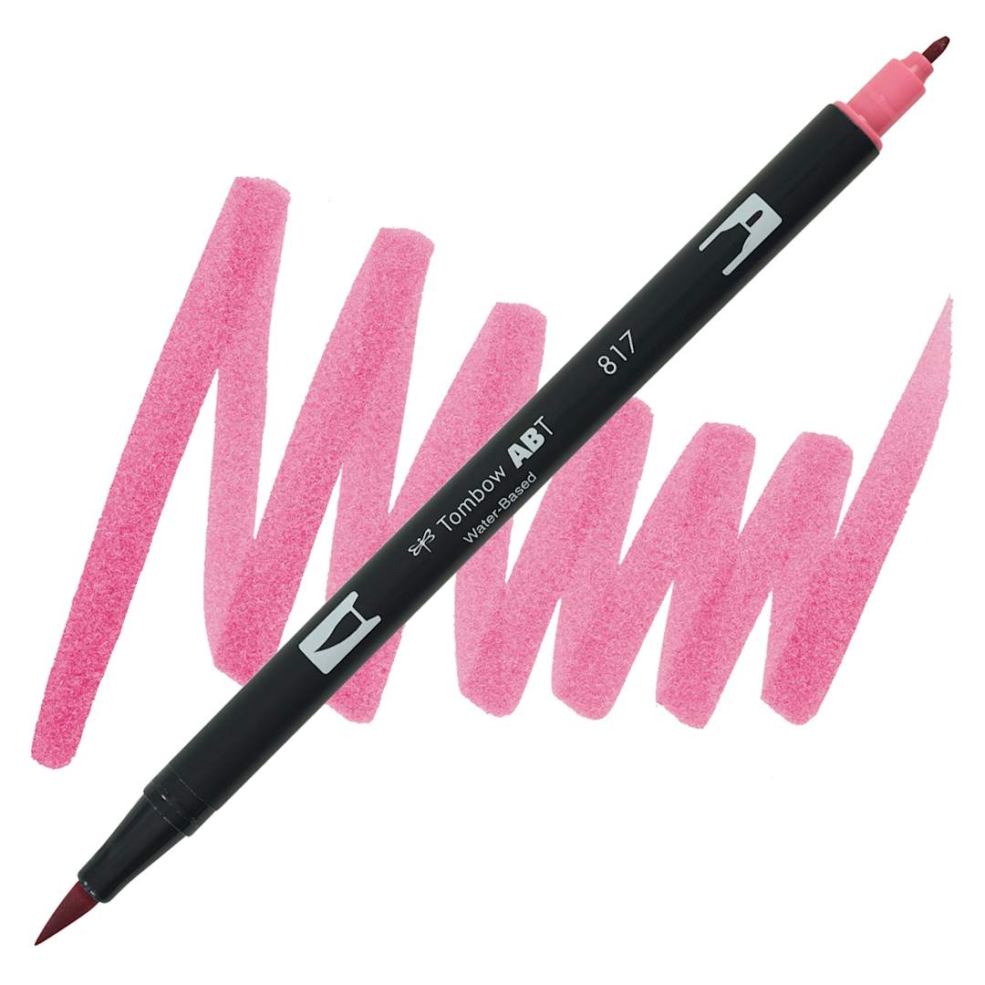 Open in modal - Tombow Dual Brush Pen - Mauve pen and swatch