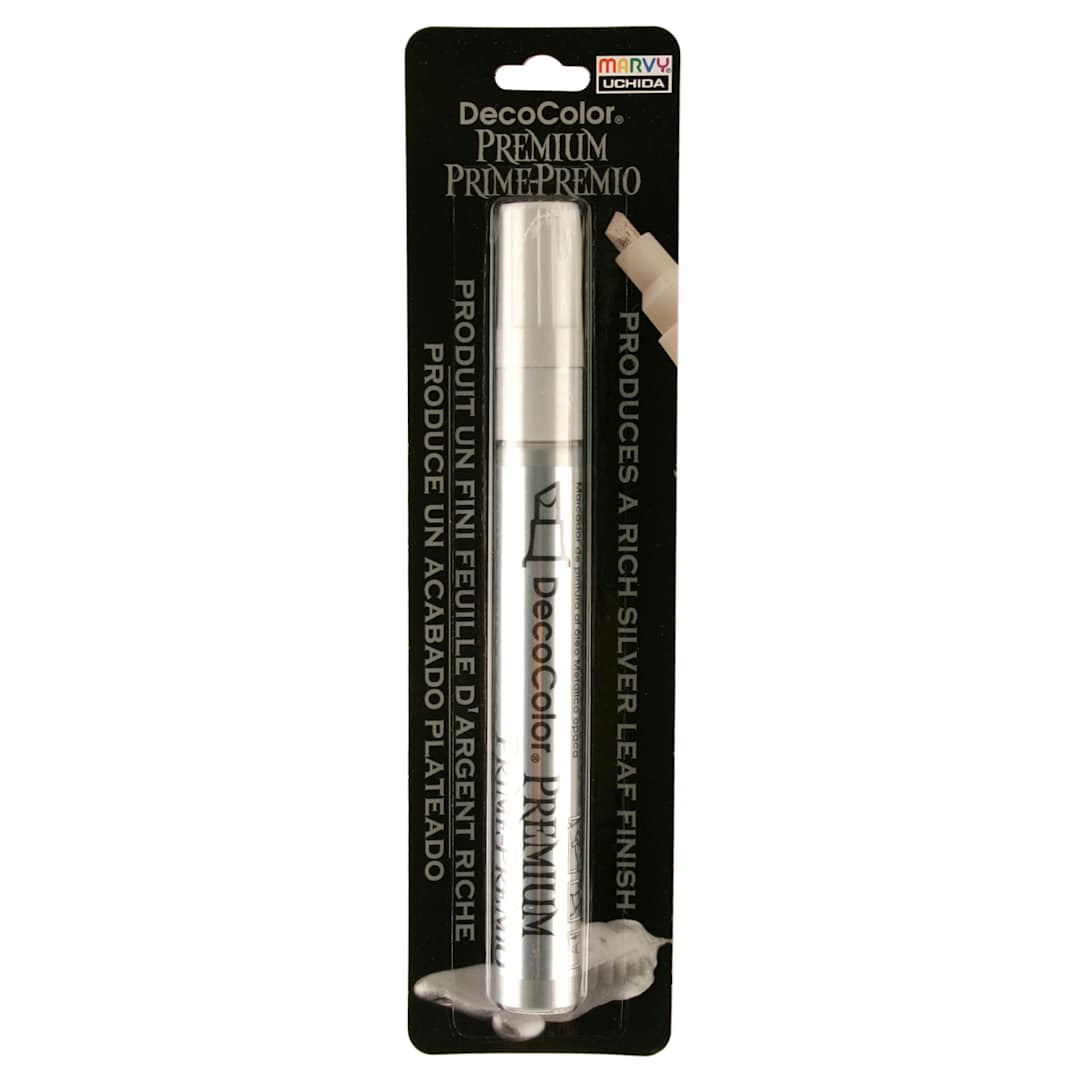 Open in modal - DecoColor Premium Paint Marker Silver - Carded