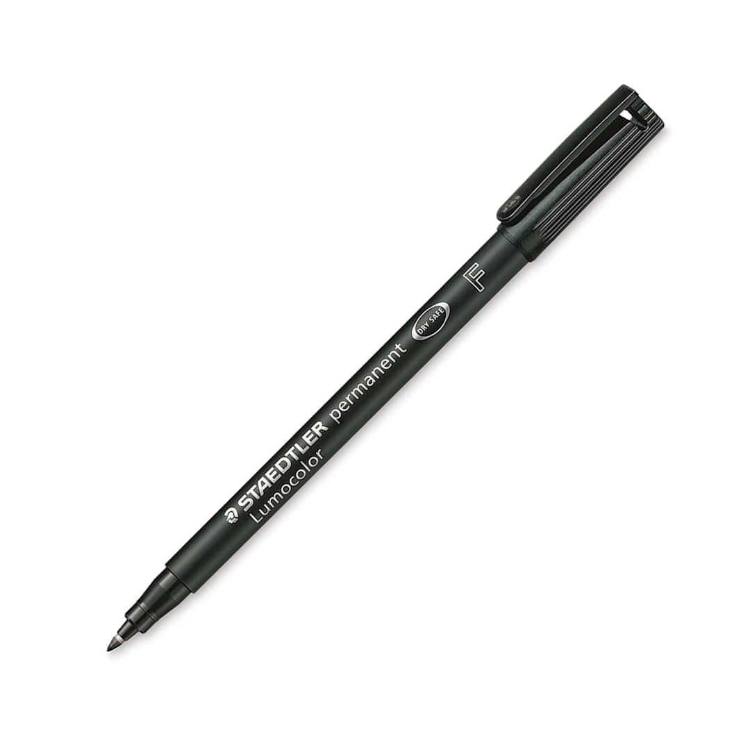 Open in modal - Staedtler Lumocolor Permanent Marker - Black, Fine