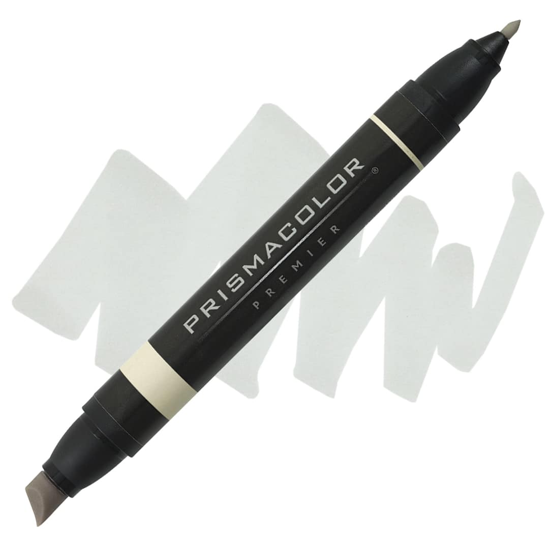 Open in modal - Prismacolor Premier Dual-Ended Art Marker - Brick White (marker and swatch)