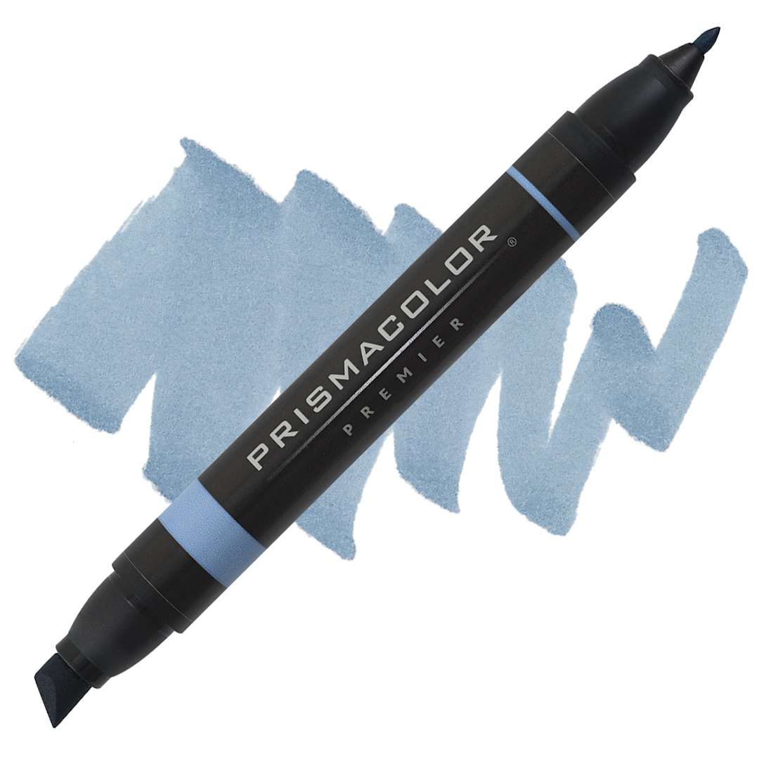 Open in modal - Prismacolor Premier Dual-Ended Art Marker - Brittany Blue (marker and swatch)
