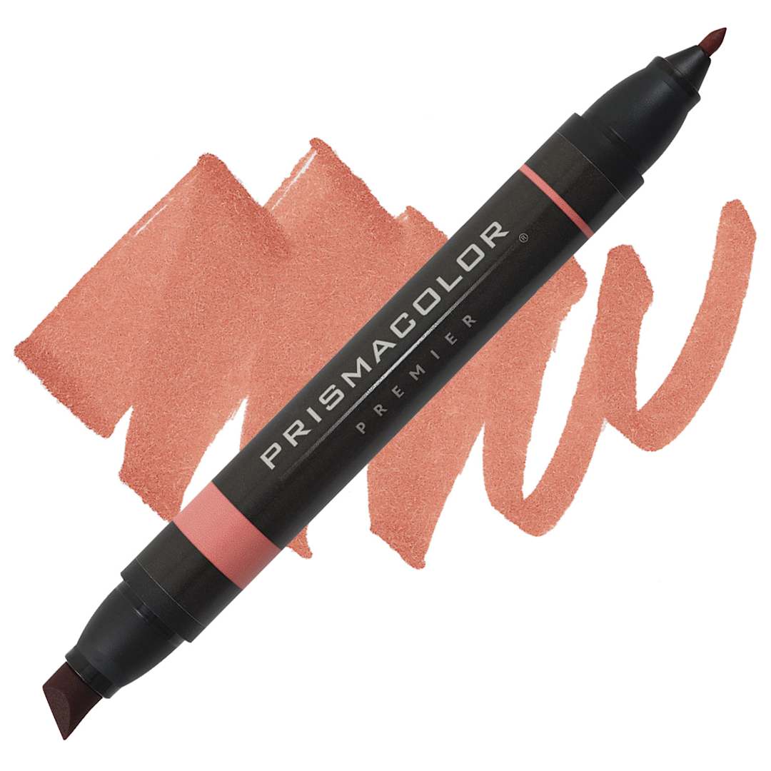Open in modal - Prismacolor Premier Dual-Ended Art Marker - Cherry (marker and swatch)