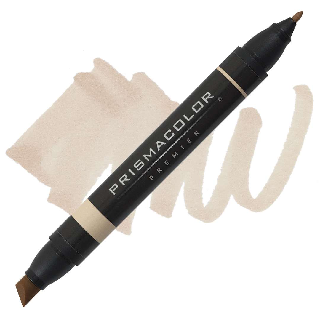 Open in modal - Prismacolor Premier Dual-Ended Art Marker - Cinnamon Toast (marker and swatch)