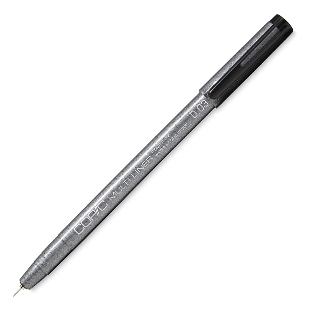 Open in modal - Copic Multiliner Pen - 0.03 mm Tip, Black