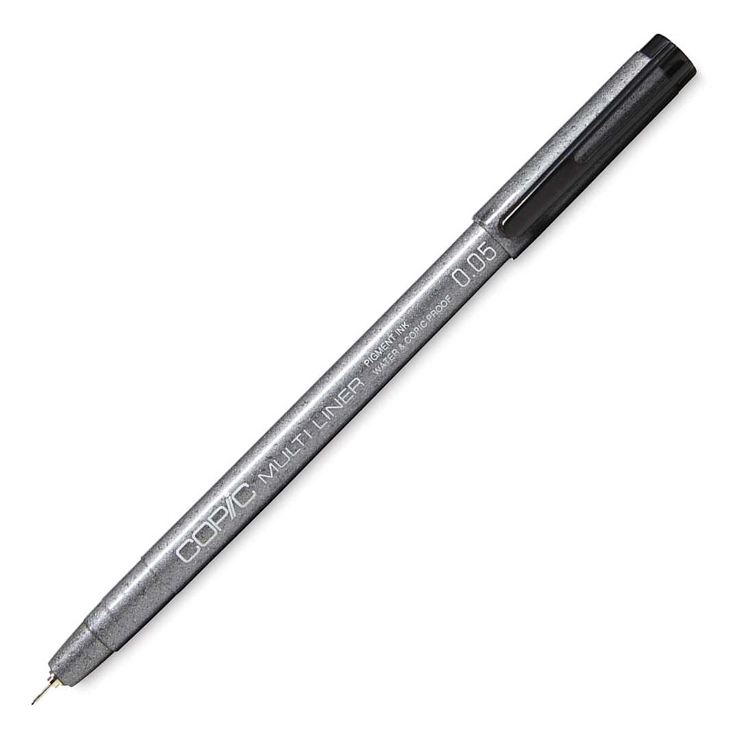 Open in modal - Copic Multiliner Pen - 0.05 mm Tip Tip, Black