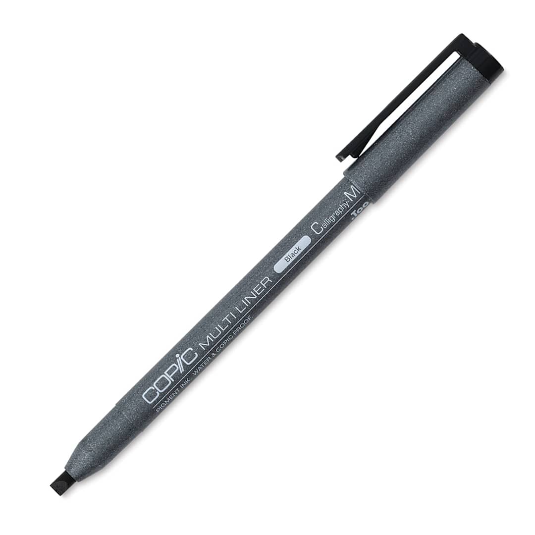 Open in modal - Copic Multiliner Pen - Calligraphy, 4 mm Tip, Black