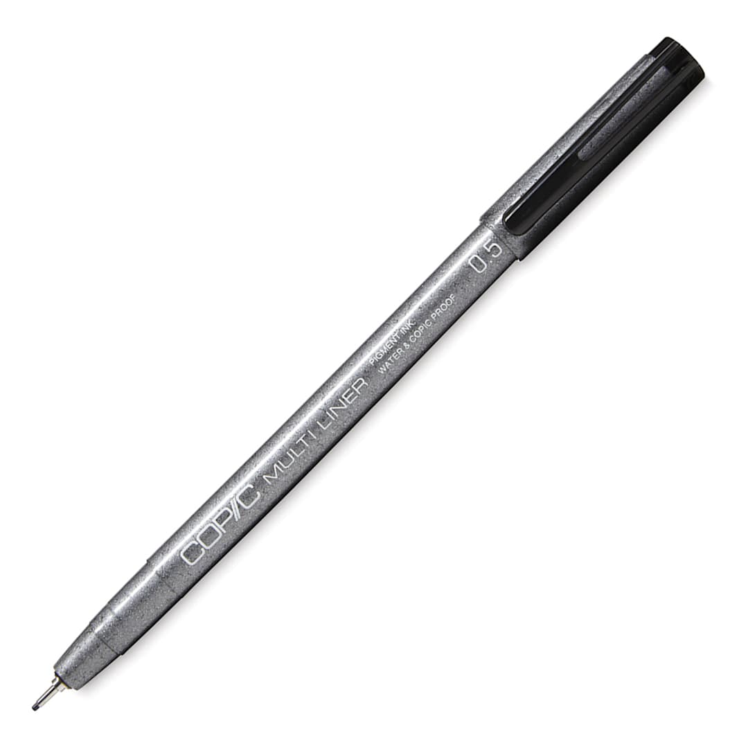 Open in modal - Copic Multiliner Pen - 0.5 mm Tip, Black
