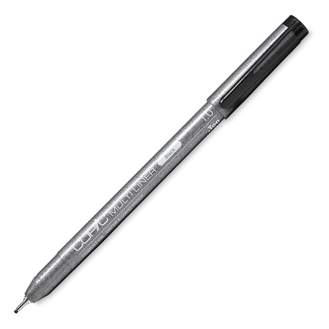 Open in modal - Copic Multiliner Pen - 1.0 mm Tip, Black