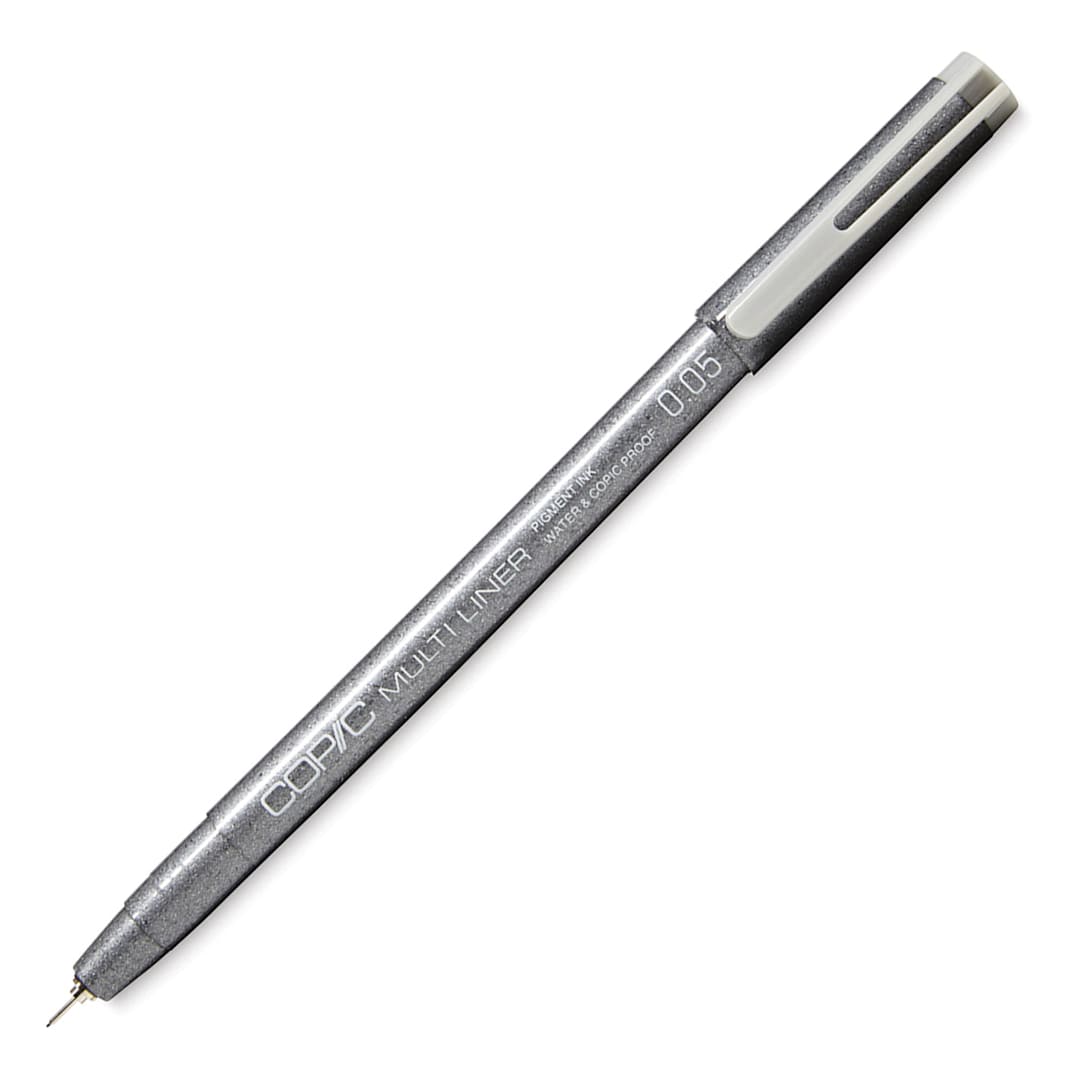 Open in modal - Copic Multiliner Pen - 0.05 mm Tip, Gray