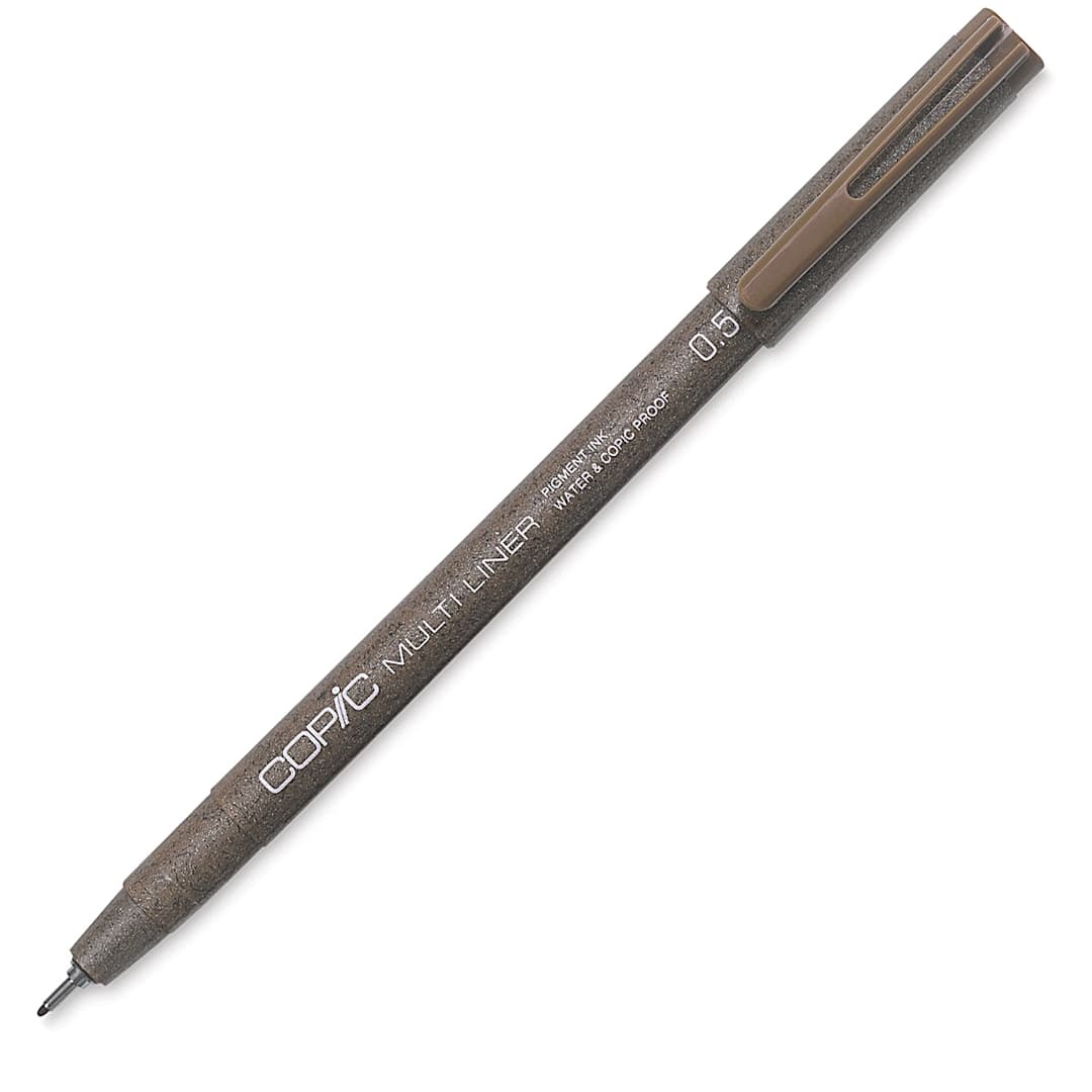 Open in modal - Copic Multiliner Pen - 0.5 mm Tip, Brown