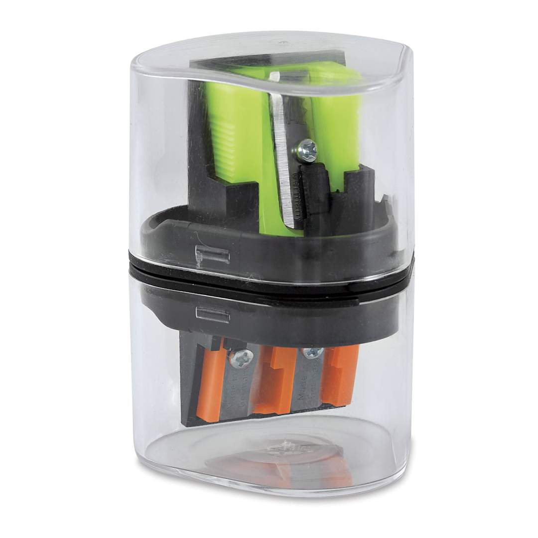 Open in modal - General's 3-in-1 Sharpener - 2 parts snapped together for storage or transport