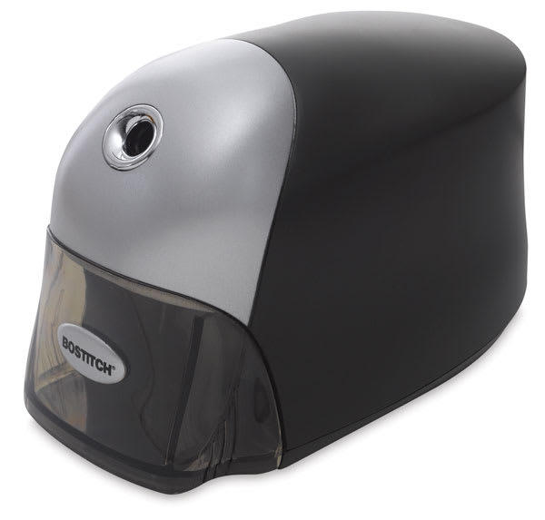 Open in modal - Bostitch Electric Pencil Sharpener - Angled view of sharpener
