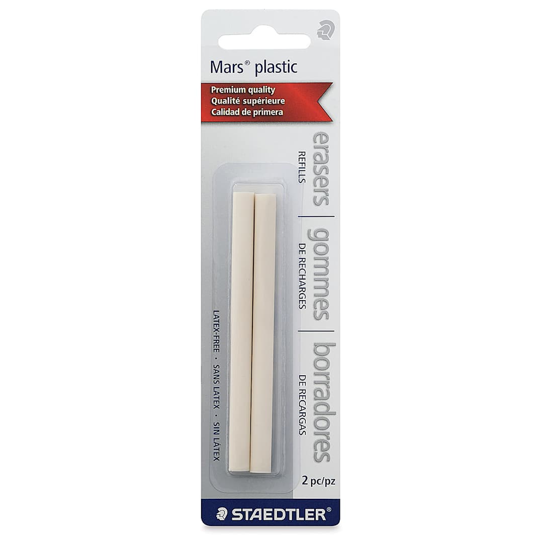 Open in modal - Staedtler Mars Stick Eraser Refills - Pkg of 2 (in package)