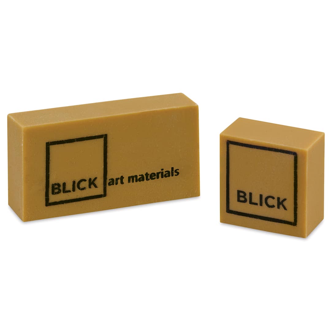 Open in modal - Blick Art Gum Erasers, Small and Large sizes shown