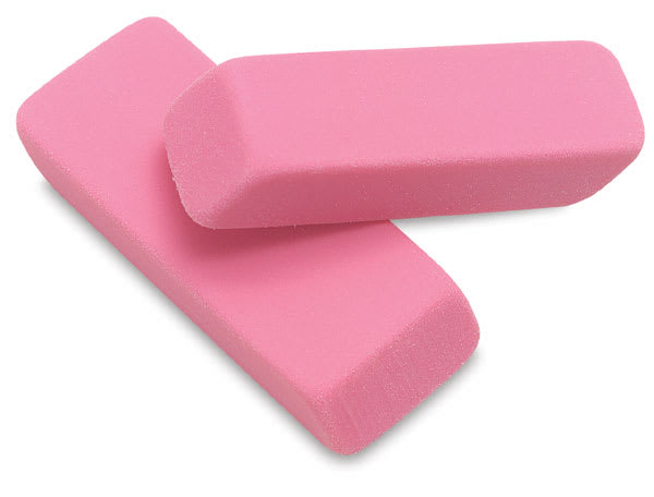 Open in modal - Soft Pink Beveled Eraser