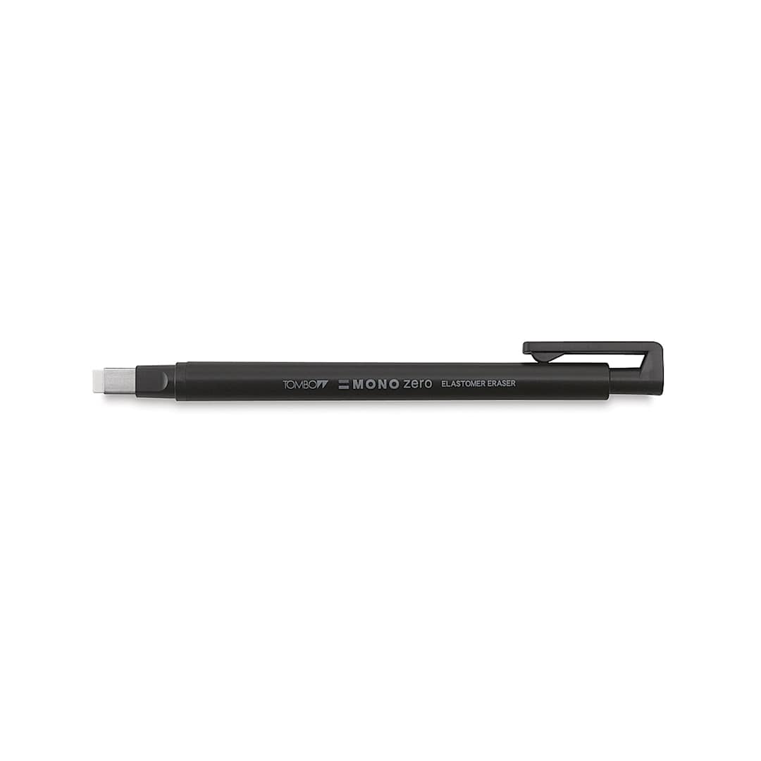 Open in modal - Tombow Mono Zero Refillable Eraser - Black, Single, Rectangular