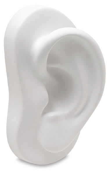 Open in modal - Large Face Parts - Closeup of Left Ear