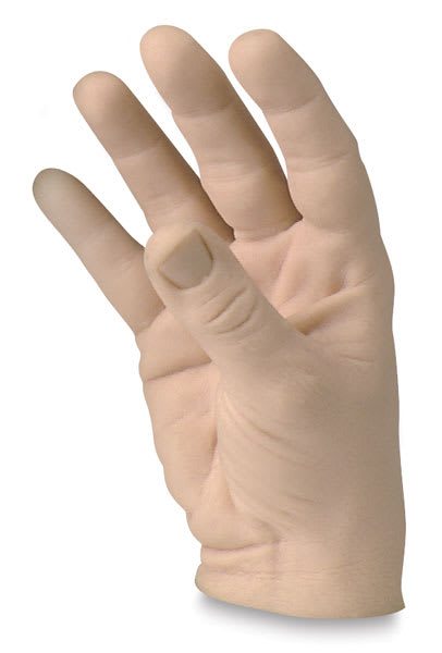 Open in modal - Male Human Hands - Relaxed Right hand shown upright