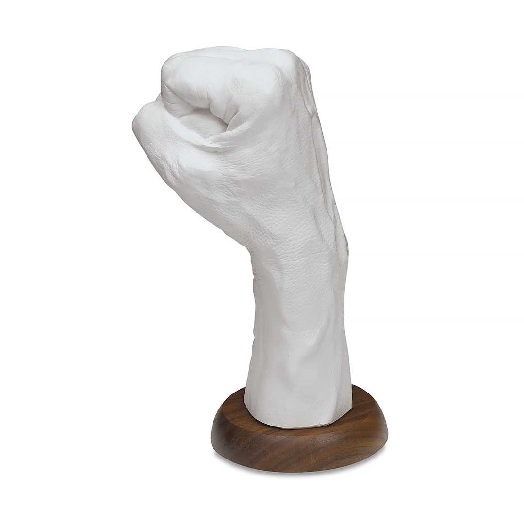 Open in modal - Human Hand Stand - Side of right hand showing fist clenched