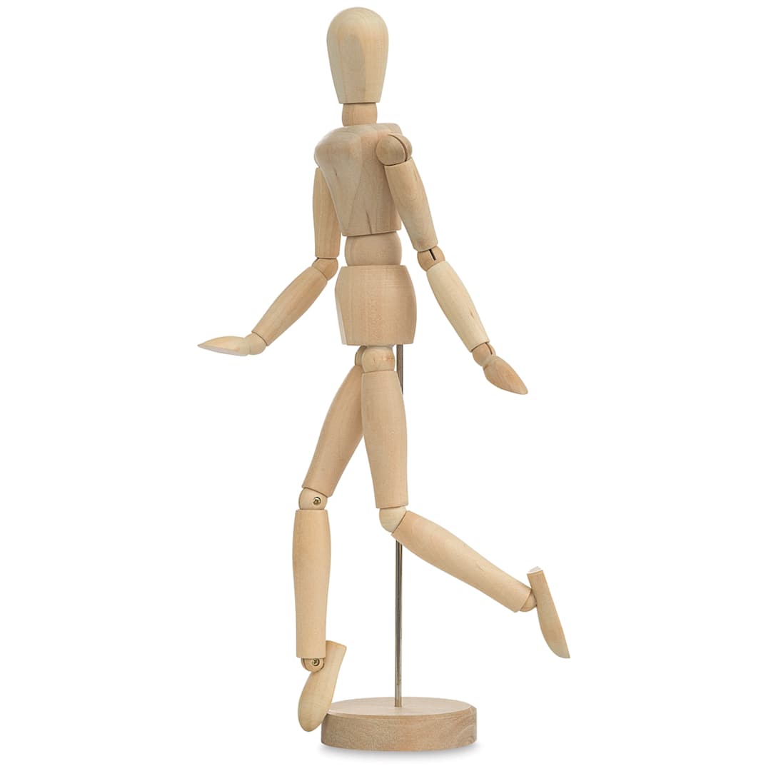 Open in modal - Blick Hardwood Manikin  - 12", Female
