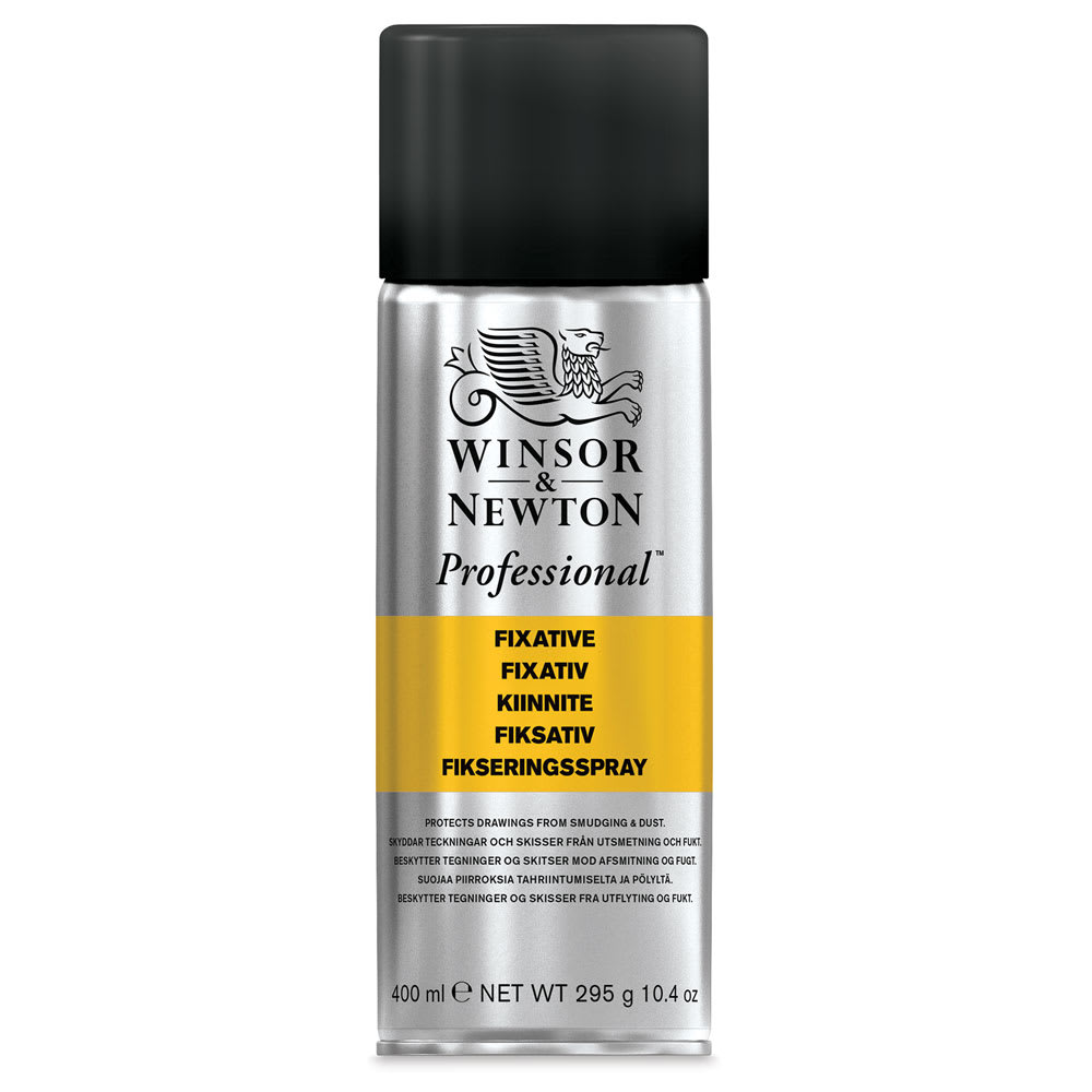 Open in modal - Winsor & Newton Artists' Fixative - Front of 400 ml can shown