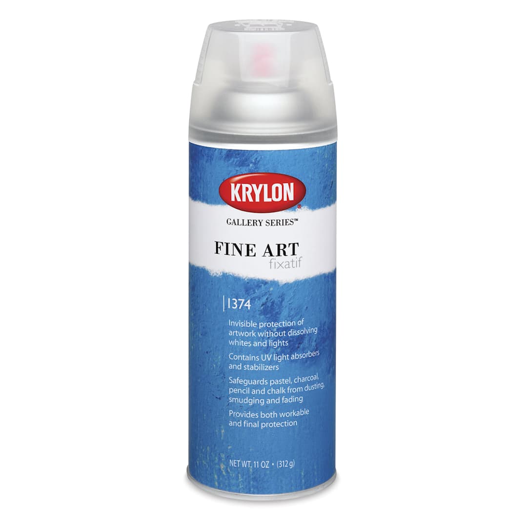 Open in modal - Krylon Gallery Series Fine Art Fixatif - Front of 11 oz spray can shown