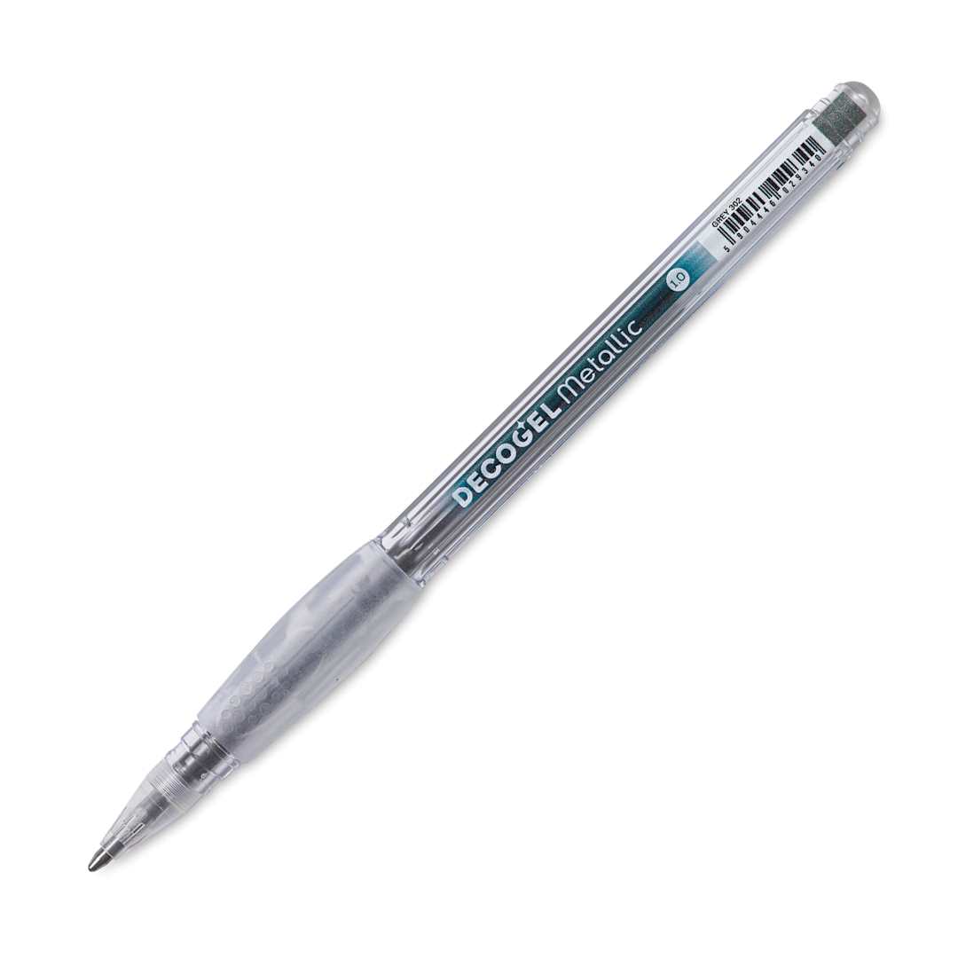 Open in modal - Karin DecoGel Metallic Pen - 302, Gray, cap off