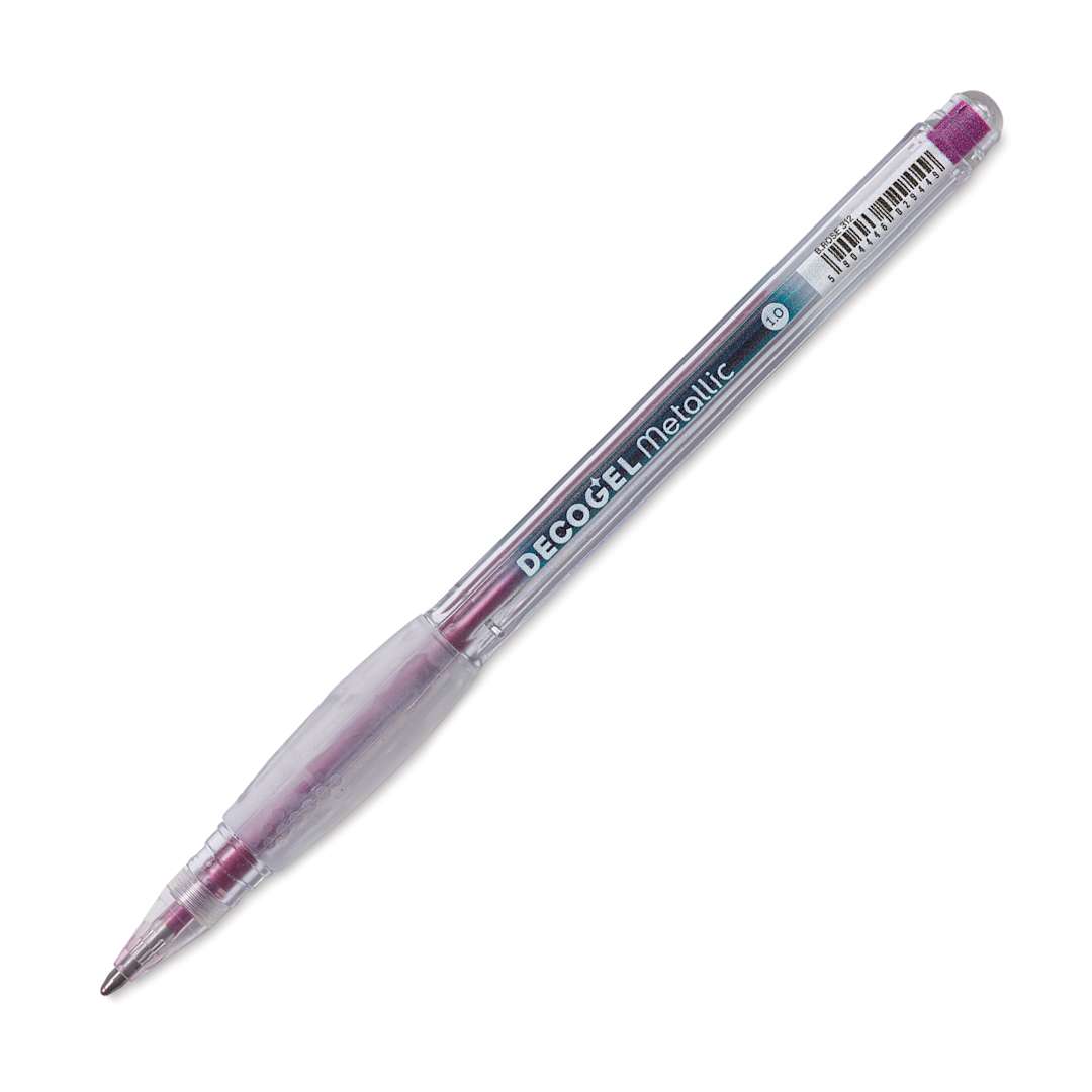 Open in modal - Karin DecoGel Metallic Pen - 312, B. Rose, cap off