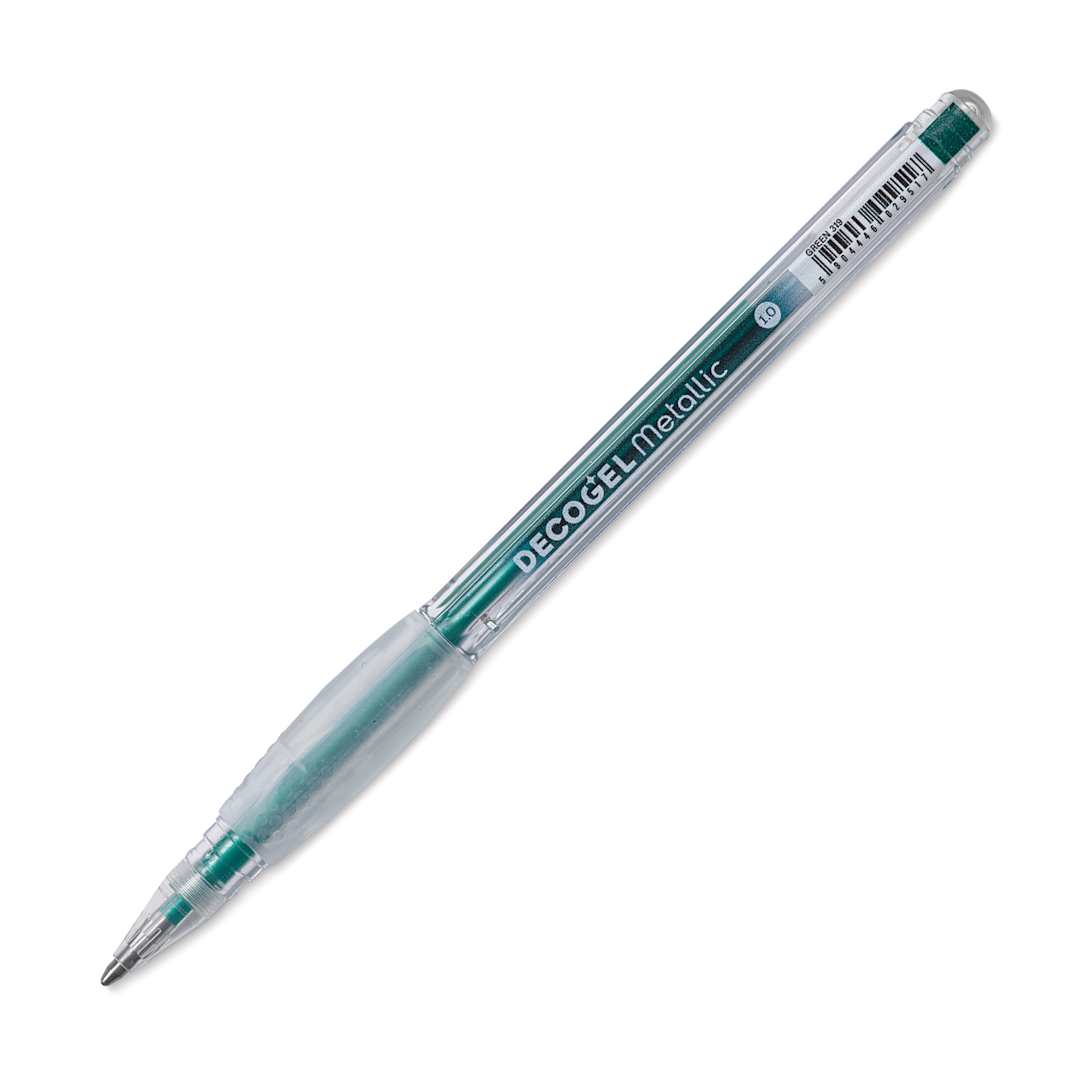 Open in modal - Karin DecoGel Metallic Pen - 319, Green, cap off