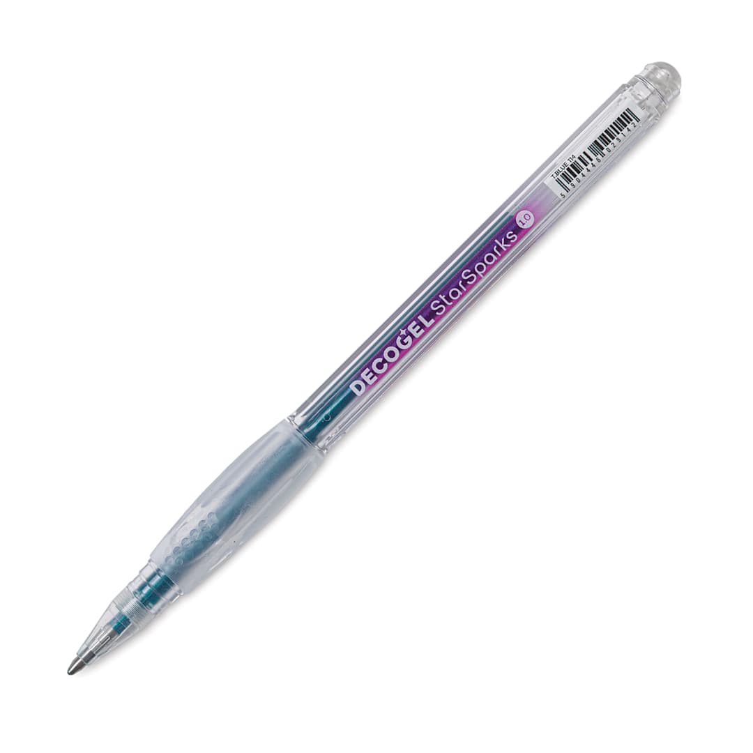 Open in modal - Karin DecoGel StarSparks Pen - 114, T. Blue, cap off