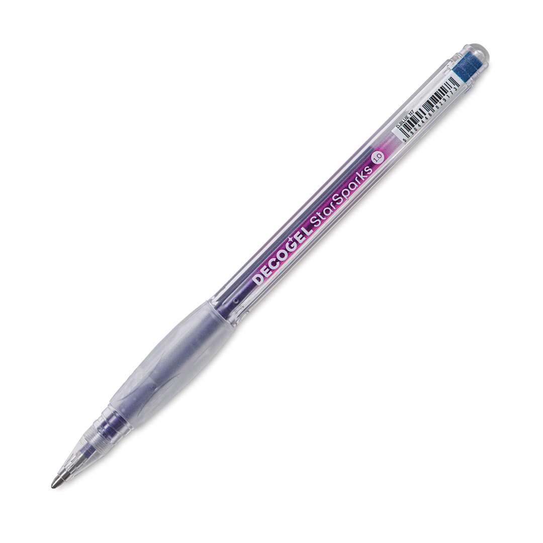 Open in modal - Karin DecoGel StarSparks Pen - 117, D. Blue, cap off