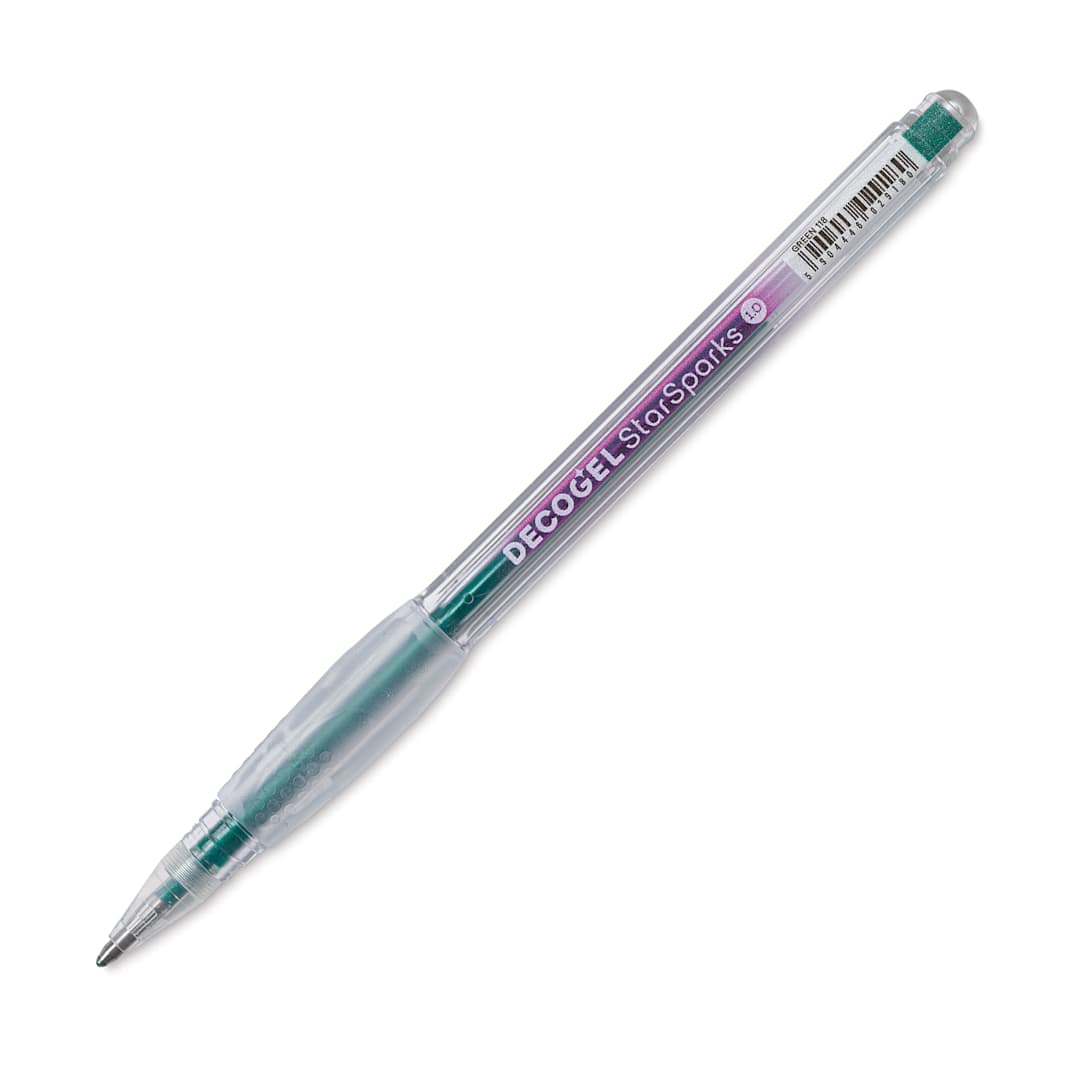 Open in modal - Karin DecoGel StarSparks Pen - 118, Green, cap off