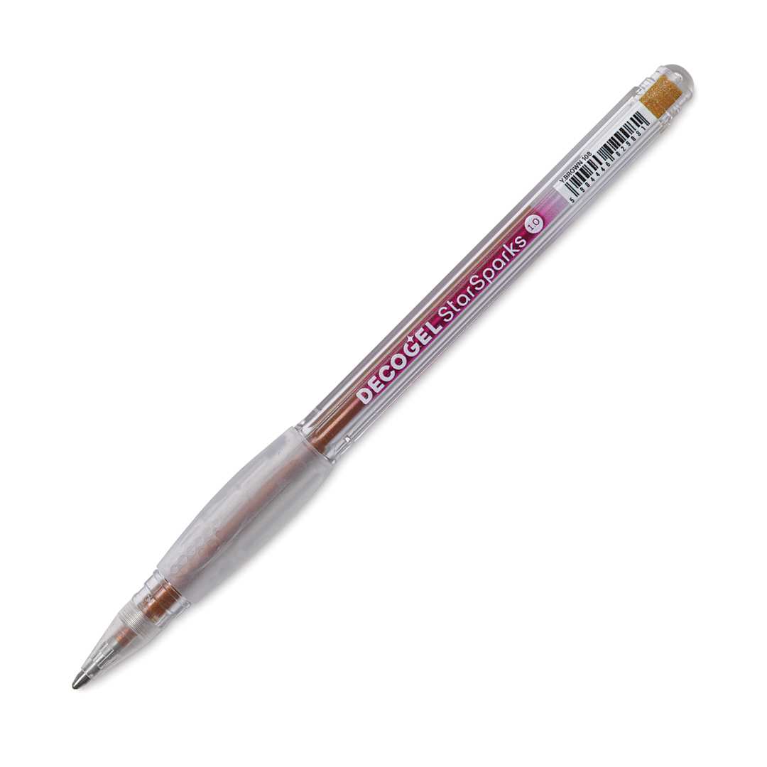 Open in modal - Karin DecoGel StarSparks Pen - 108, Y. Brown, cap off