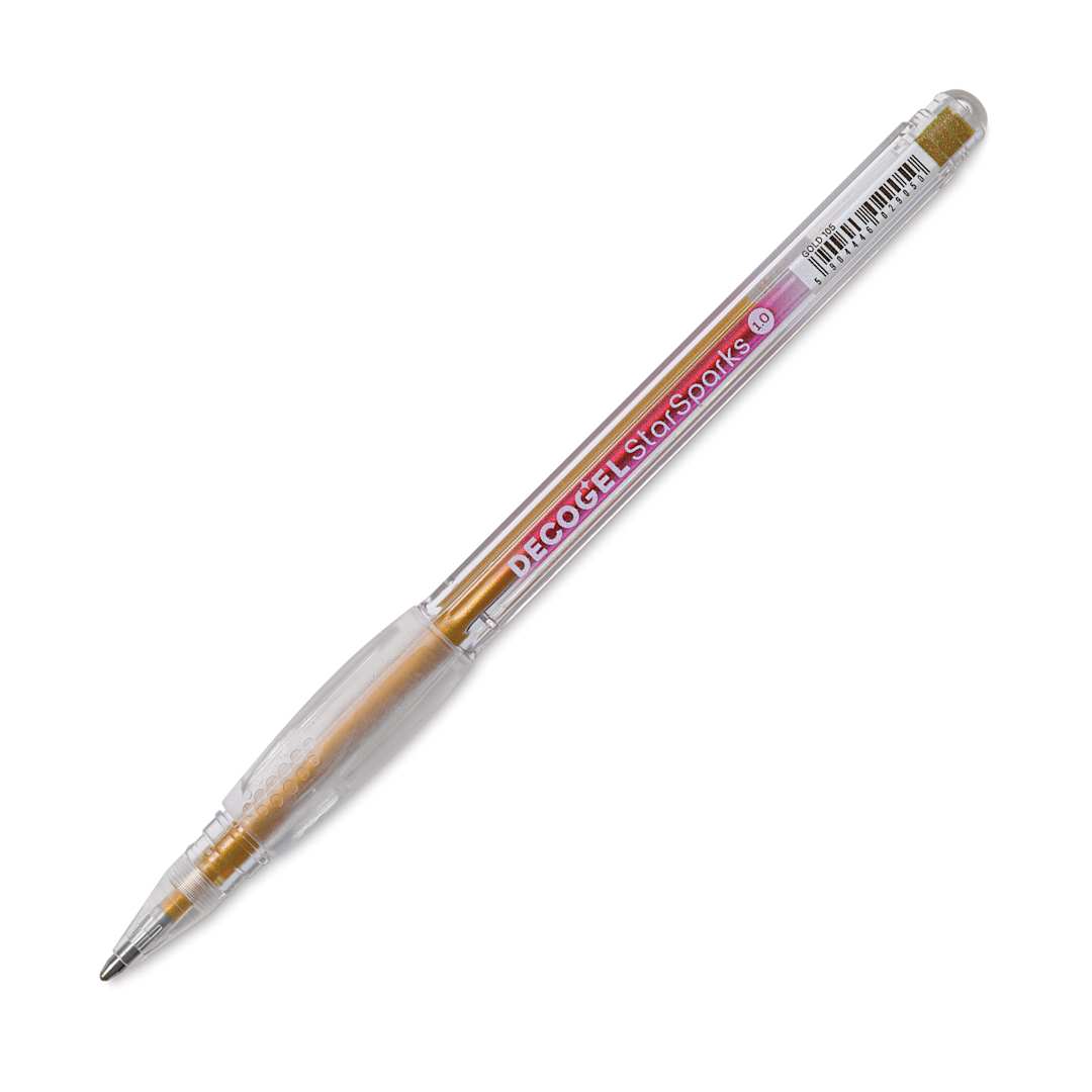 Open in modal - Karin DecoGel StarSparks Pen - 105, Gold, cap off