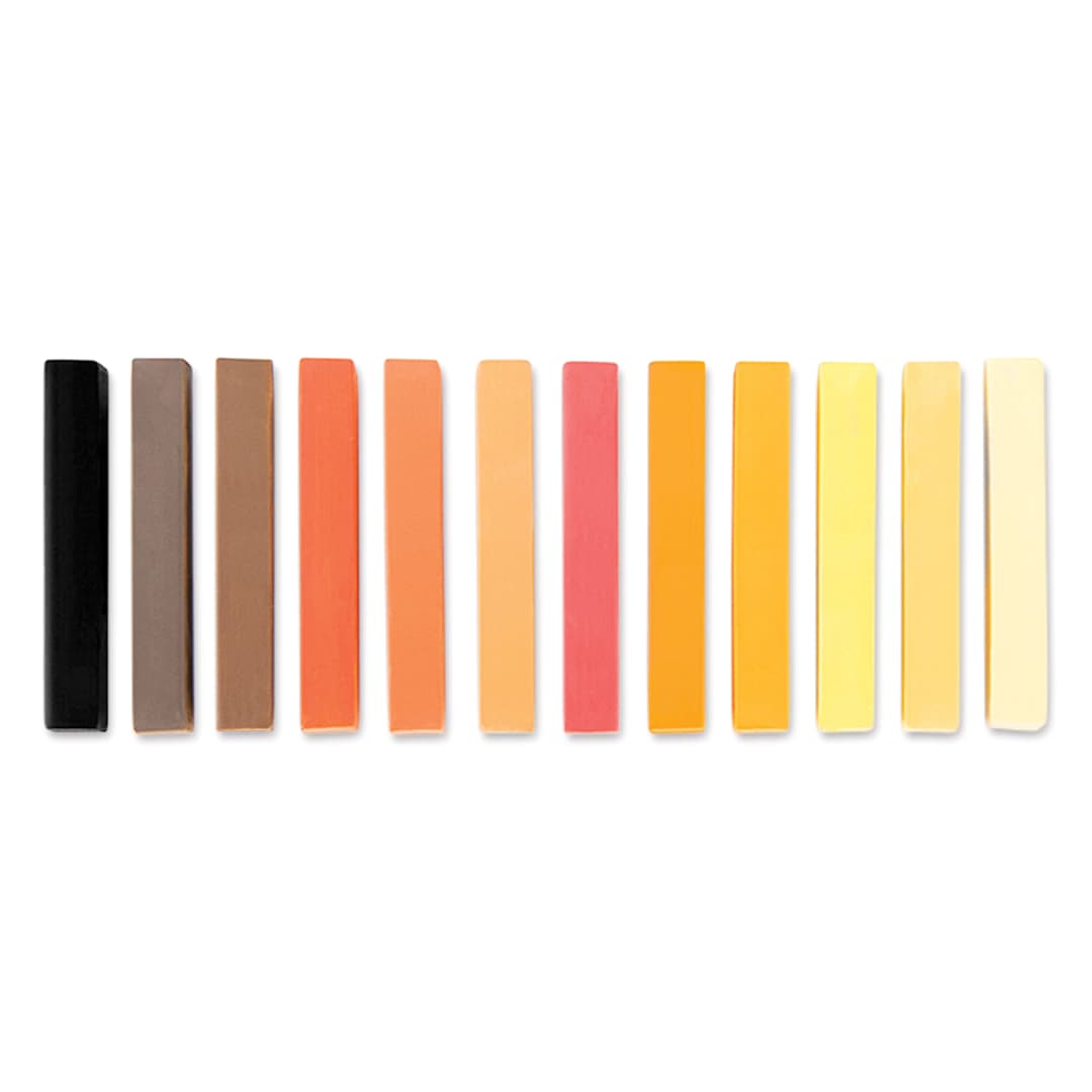 Open in modal - Royal & Langnickel Soft Pastel Set - Set of 12, Earth Tones, out of packaging