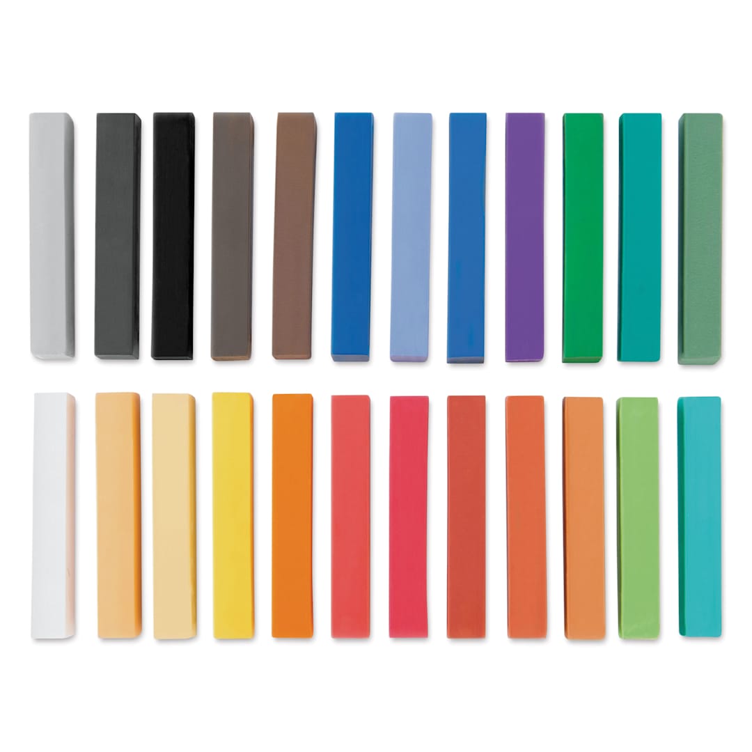 Open in modal - Royal & Langnickel Soft Pastel Set - Set of 24, Landscape, out of packaging