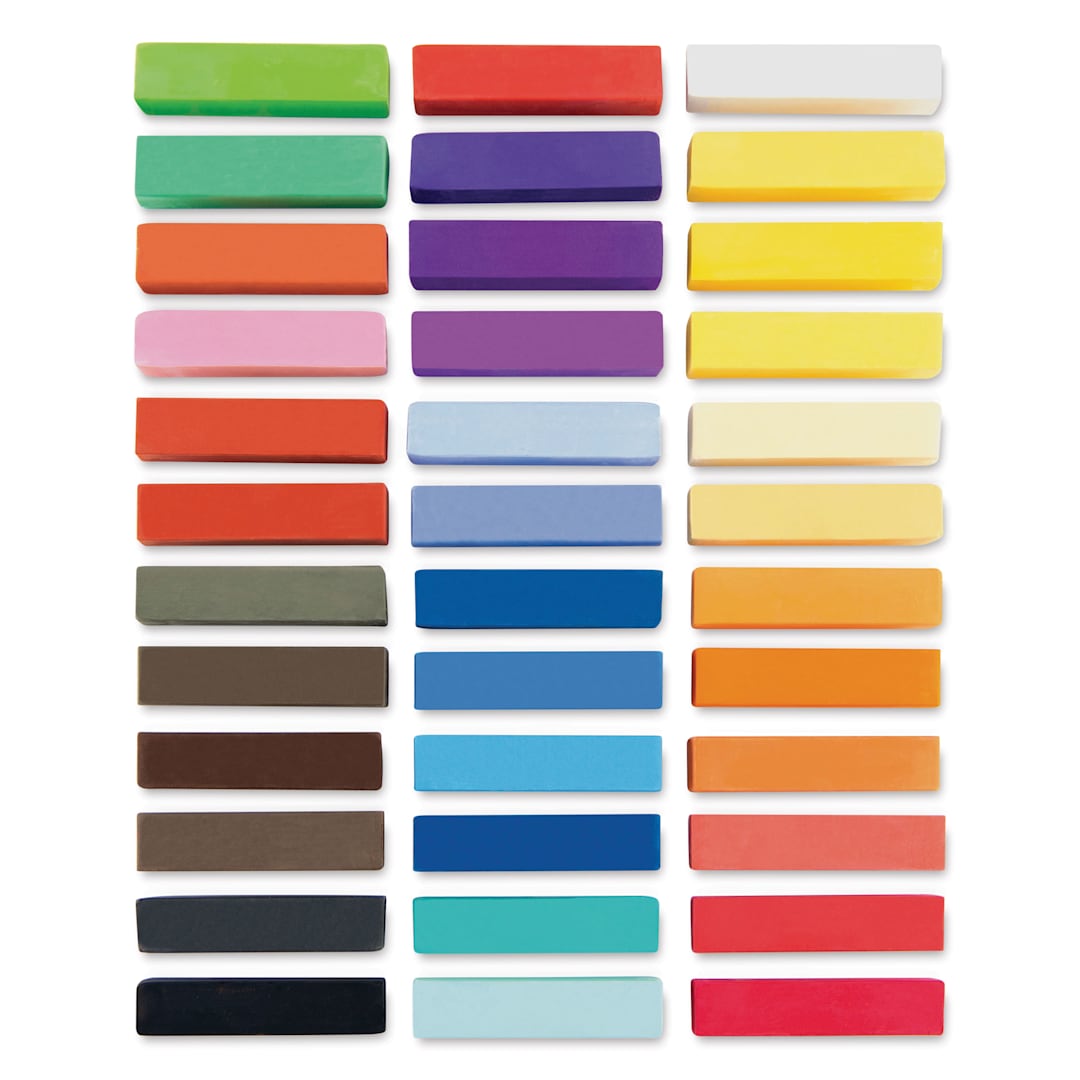 Open in modal - Royal & Langnickel Soft Pastel Set - Set of 36, Assorted, out of packaging